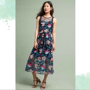 Eva Franco for Anthropologie Embroidered Dress, Size 0